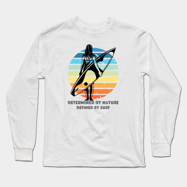 Retro Surf Diva Long Sleeve T-Shirt by Hayden Mango Collective 